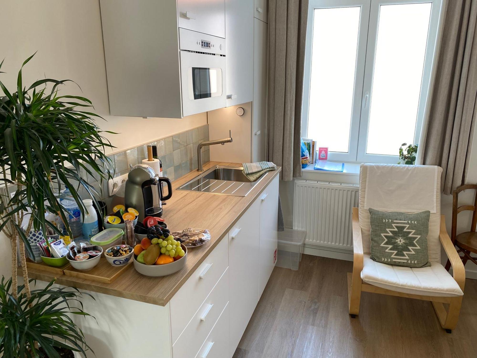 Logies-M Comfort Studios Inc Bikes B&B Ostende Extérieur photo